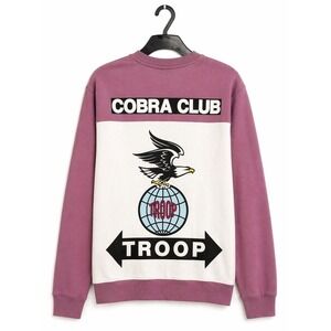 World of TROOP Cobra Club Crew Neck Sweatshirt Men's Large New L100 Excellent